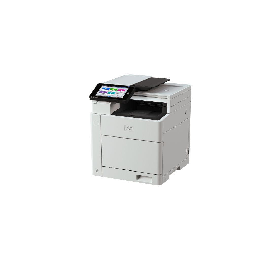 Ricoh IM C320F, multifonction couleur A4 avec fax pour bureaux.