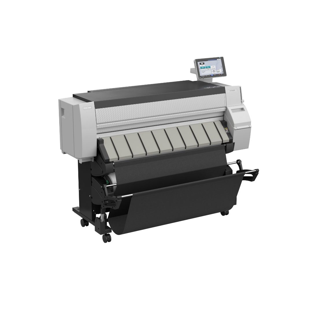 Traceur de plans grand format RICOH IP CW2200 pour impression rapide et de haute qualité rabat 