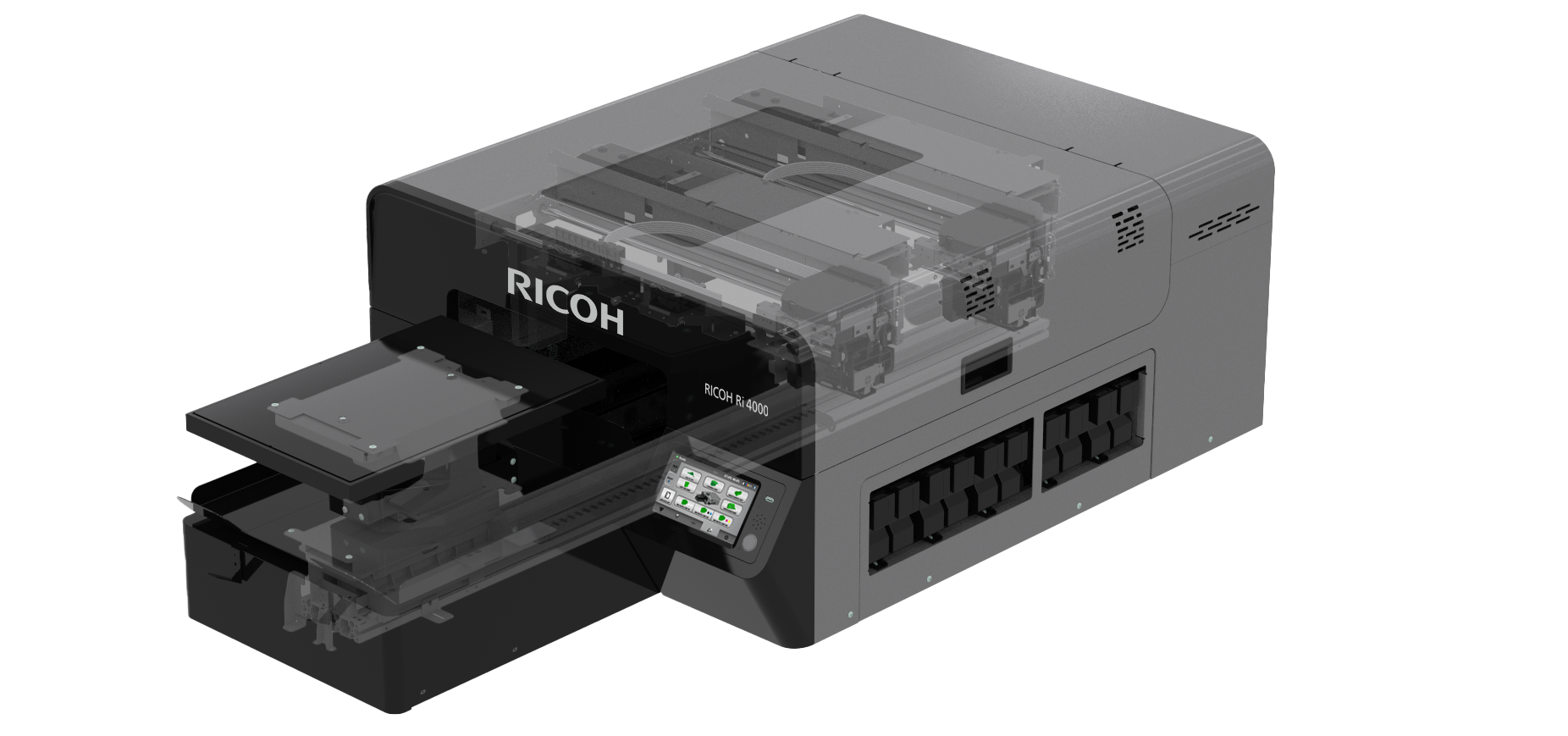 Imprimante DTG RICOH Ri 4000 pour impression directe sur textile polyester
