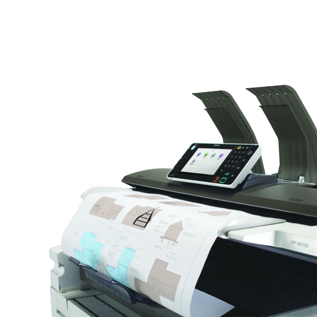 Ricoh MP W6700SP | Imprimante multifonction grand format A0/A1 destinée au bureaux d'études et architectes au Maroc