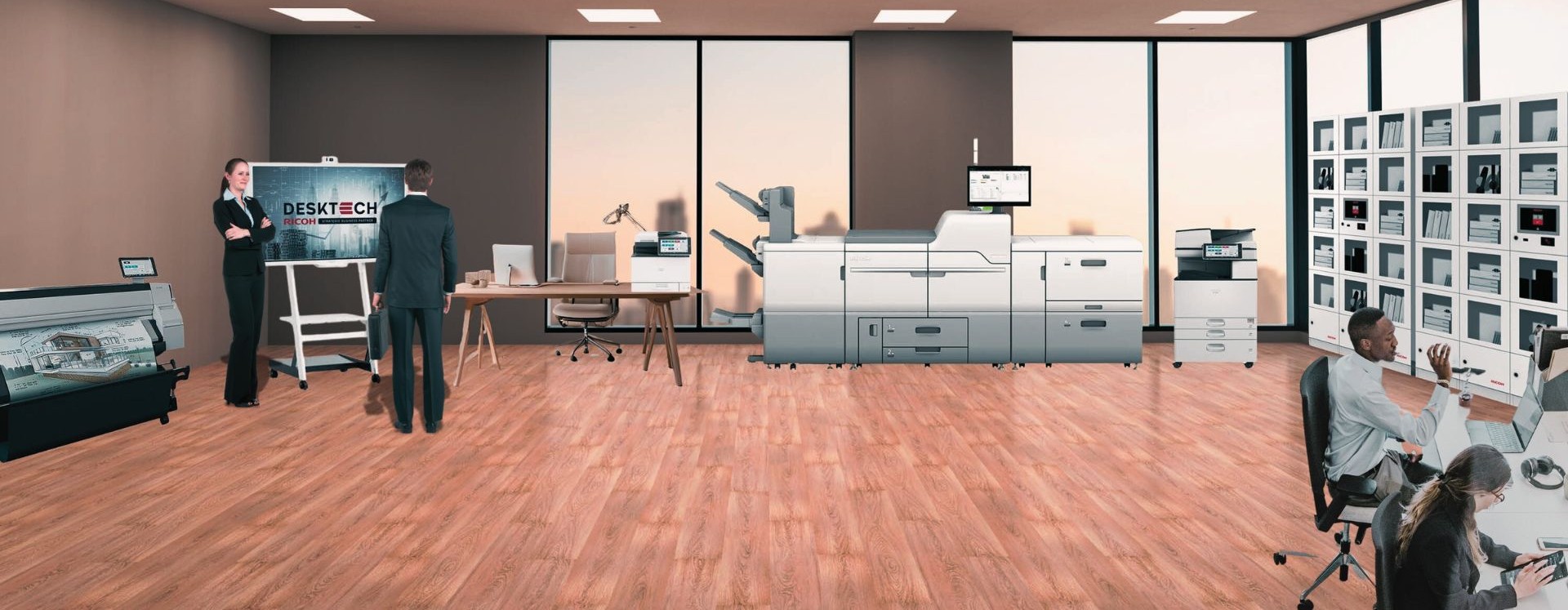  Informatique- imprimantes :  Imprimantes haute performance,  Imprimantes laser, jet d'encre,  Imprimantes matricielles à aiguilles,  Traceurs, tables traçantes,  Papier pour imprimantes et copieurs,  Cartouches de toner et d'impression (toutes marques),  Reprographie et duplication - travaux et matériel :  Photocopie : services,  Tirage de plans : services,  Photocopieurs, duplicateurs,  Tireuses de plans,  Fournitures diverses pour reprographie,  Microfilmage (travaux),  Scanner informatique,  Reprographie: maintenance toutes marques,